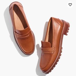 Madewell Corinne Lugsole Loafer in Dried Maple